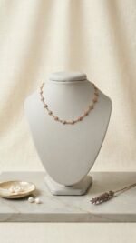 Collar con dijes de flores - Imagen 3